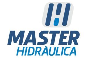 Logotipo da Master Hidráulica. Empresa especialista em soluções hidráulicas para saneamento e construção civil.